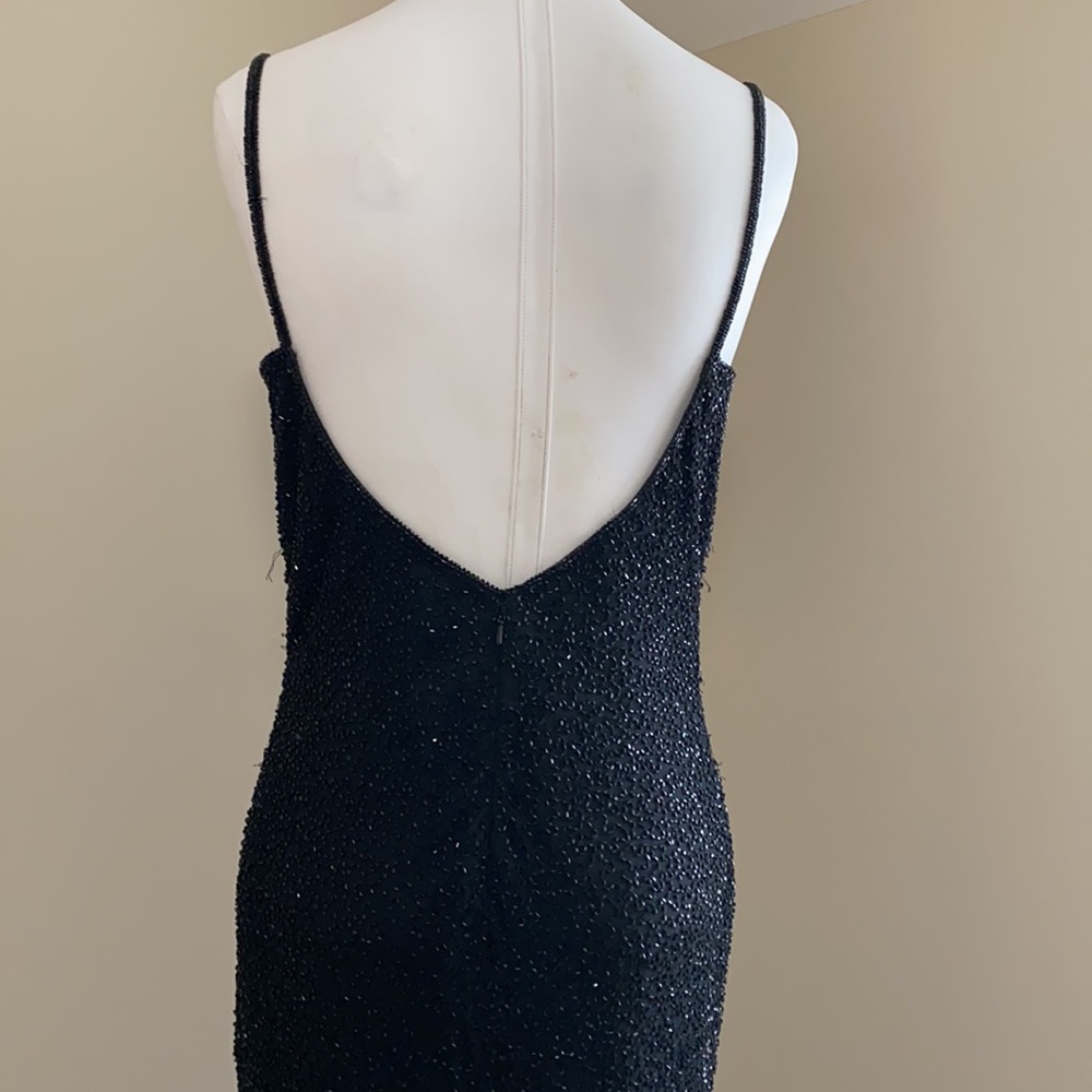Scala black beaded evening dress (PROM)